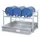Aftapstelling Bxdxh 1410X700X840Mm V. 3X60L Vaten M. Bak 220L