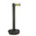 Afzetsysteem Paal Pvc 970x90mm Band Geel/Zwart Paal Zwart