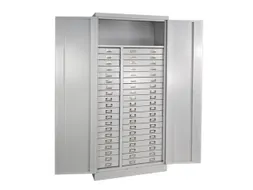 ladekast HxBxD 1790x800x410mm 40laden cilinderslot RAL7035