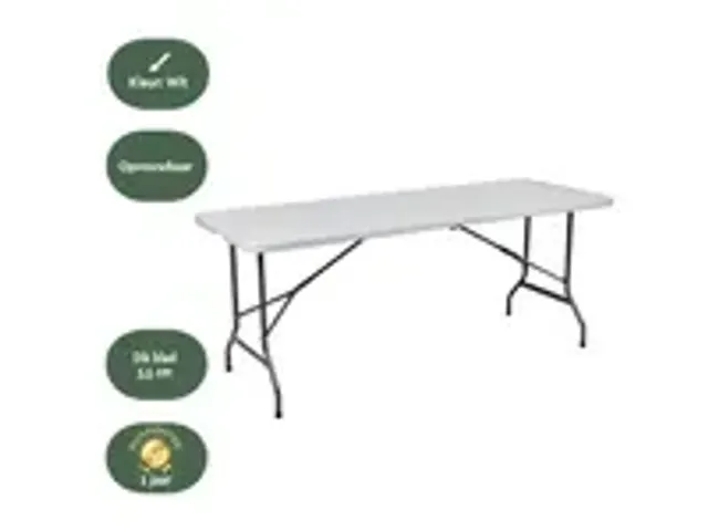 OUTLET Vouwtafel 180x70x74 FT180