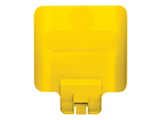 Paneel Rubbermaid Slim Jim Recyclestation voor label geel - 1