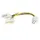 15 cm LP4 naar 6-polige PCI Express videokaart-voedingskabeladapter