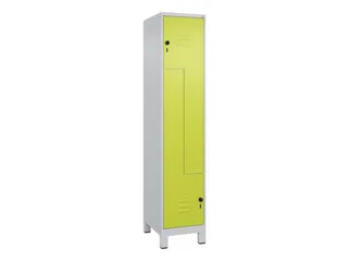 Z-garderobekast,HxBxD 1950x400x500mm,vak B 200/400mm,draaigrendel - 1