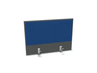 opzetpaneel bureau aanbouw achter MS-donkergrijs BN6016-blauw 800mm - 1