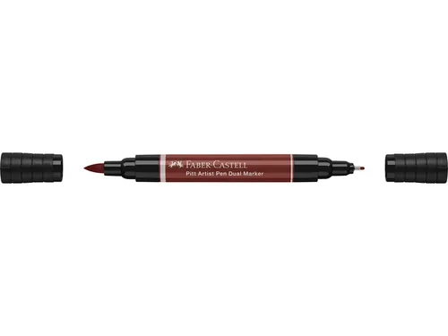 Tekenstift Faber-Castell Pitt Artist Pen duo marker 192 indisch rood