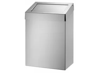 Afvalbak 20 Liter Gesloten Rvs - 1