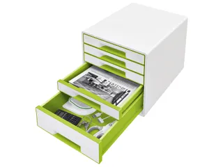 Ladenblok Leitz WOW Cube 5 laden wit/groen - 2
