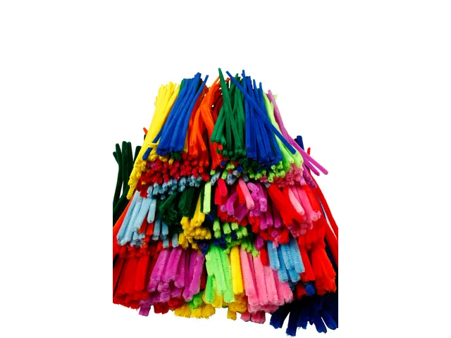Chenilledraad Creativ Company 30cm dikte 4, 6, 9mm 700 stuks assorti