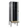 locker met bank,voor scheiding van kleding,HxBxD 2120x600x815mm,2vak