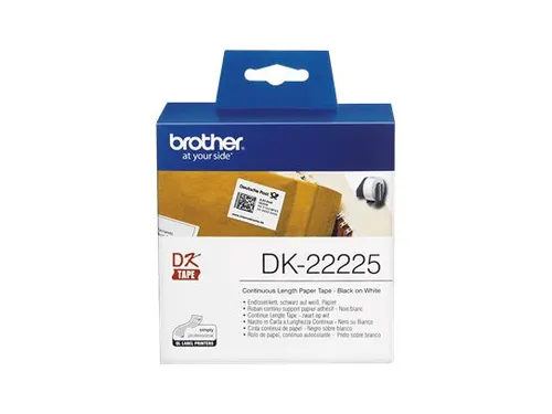 Etiket Brother DK-22225 38mm thermisch 30-meter wit papier