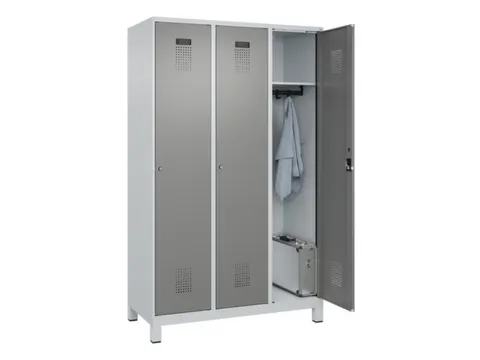 locker,HxBxD 1950x1200x500mm,3vak,vak B 400mm,cil.-slot,voeten