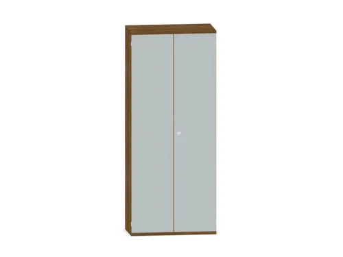 Kantoorkast 1920x800x430mm Decor Romp Noten Decor Front Lichtgrijs