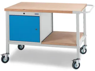 Werkplaatswagen 859x1200x750mm Werkblad 40mm Draaideuren - 2