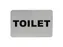 Tekstplaatje toilet