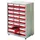 Stellingkast Hxbxd 410X605X870Mm 24Bakken Rood Frame Ral7035