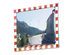 verkeersspiegel,HxB 600x800mm,max. zichtbreedte 10m,spiegel RVS