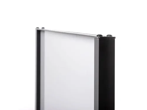 Totem Paneel+ Dubbelzijdige Display 70x200cm Zwart frame