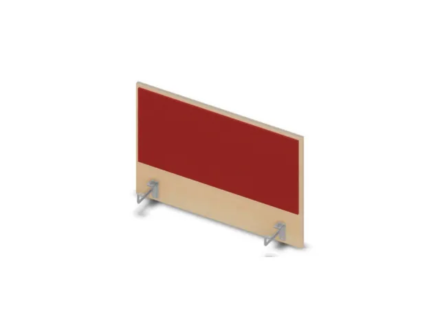 opzetpaneel bureau aanbouw zijkant NE-esdoorn BN4011-rood 800mm