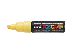 Verfstift Posca PC8K Brede punt 8mm schuin strogeel