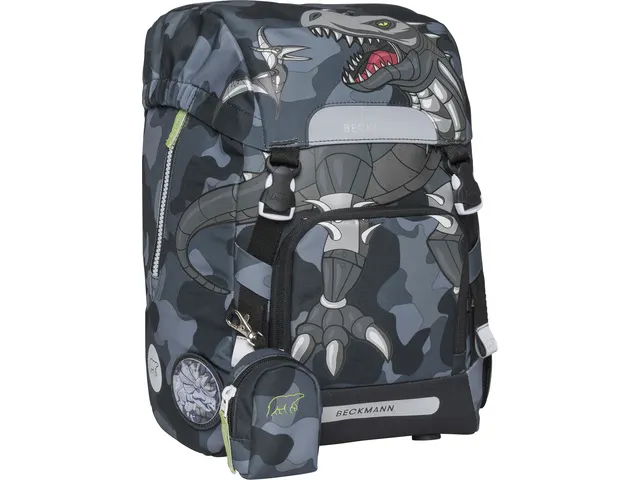 Schooltas Beckmann Classic 22L Camo Rex black