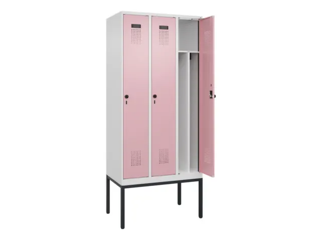 locker voor scheiding van kleding,HxBxD 2120x900x500mm,3vak
