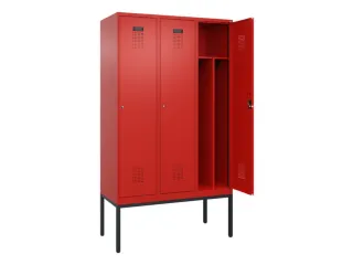 locker voor scheiding van kleding,HxBxD 2120x1200x500mm,3vak - 1