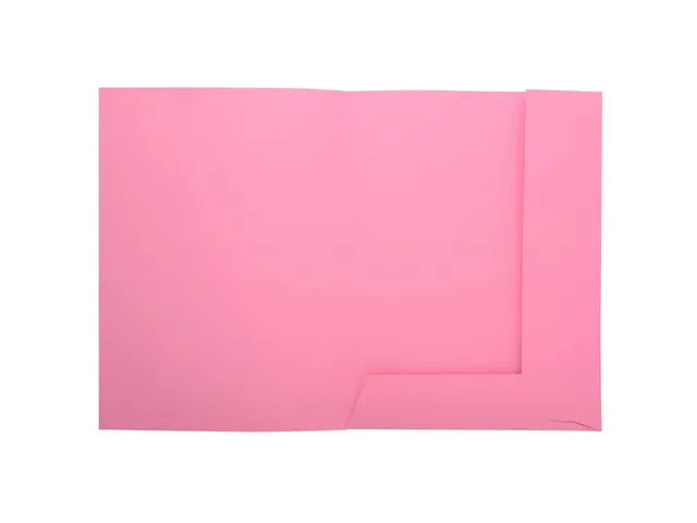 Exacompta Dossiermap A4 Jura 250 Roze 2 Kleppen 50 Stuks