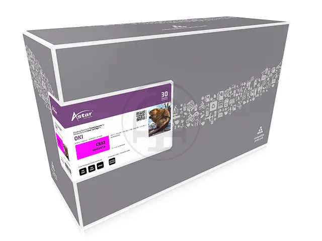 AS20143 ASTAR OKI Magenta 46490606 C/MC toner
