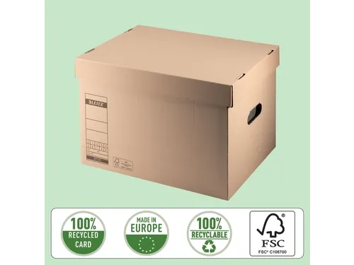 Transportdoos Leitz Premium 335x280x440mm bruin