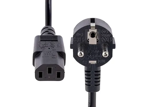 Stroomkabel 3 Meter18AWG, EU Schuko naar C13 Voedingskabel