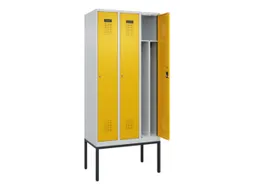 locker voor scheiding van kleding,HxBxD 2120x900x500mm,3vak