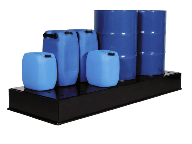 Opvangbak Hdpe 2470x870x170mm V. 6x220l Pe Plaat Volume 225l