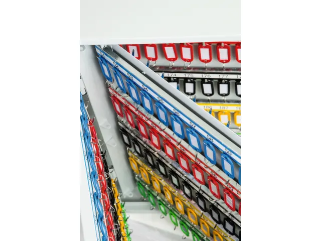 armoire à clés,600crochets,HxlxP 550x730x205mm,corps gris