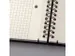 Bloc note Sigel Conceptum hardcover A5 spiralé noir quadrillé