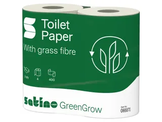 Toiletpapier BlackSatino GreenGrow CT10 2-laags 320vel naturel 065630 - 2