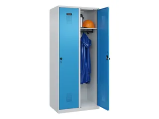 locker,HxBxD 1850x800x500mm,2vak,vak B 400mm,draaigrendel - 1