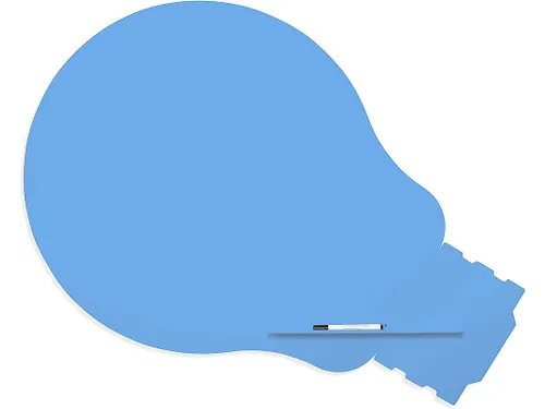 Whiteboard Rocada Skinshape Idea 75x115cm blauw gelakt