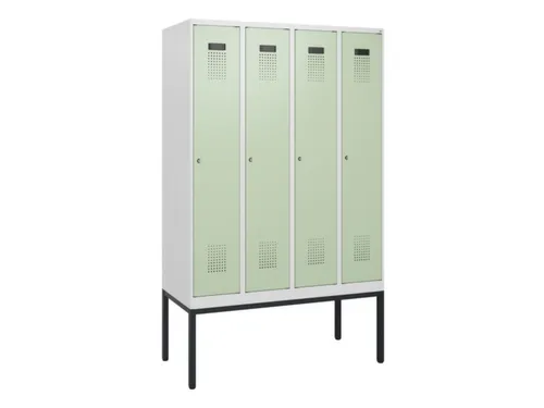schoollocker,HxBxD 1950x1200x500mm,4vak,vak B 300mm,cil.-slot