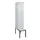 Z-garderobekast,HxBxD 2120x400x815mm,2vak,vak B 400mm,cil.-slot