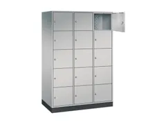 grootvolume-lockersysteem,HxBxD 1950x1220x600mm,3x5vakken,cil.-slot