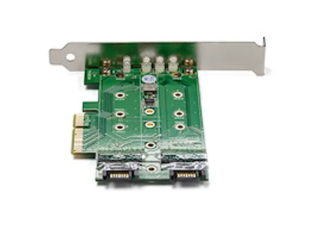 3-Poorts M.2 SSD (NGFF) Adapter Kaart
