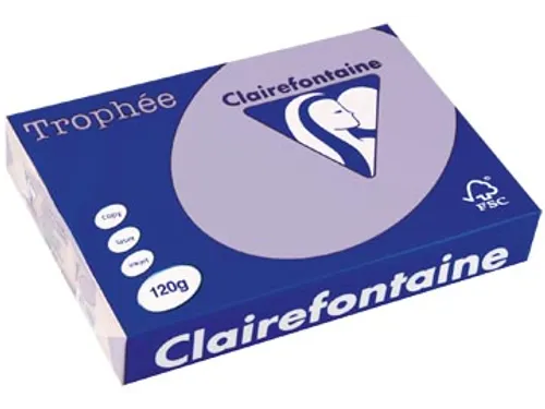 Trophée Pastel gekleurd papier A4 120 gram 250vel Lila
