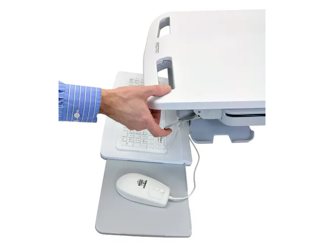 Ergotron SV44-1212-C multimediawagen & -steun Aluminium Grijs Wit