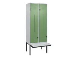 Z-garderobekast,HxBxD 2120x800x815mm,4vak,vak B 400mm,draaigrendel