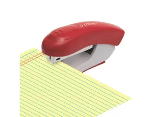 Q-connect Nietmachine Plastic Half Strip 20vel Rood - 2