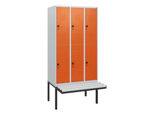 Dubbeldekse dekenkist,HxBxD 1950x900x815mm,3x2vak.,vak B 300mm