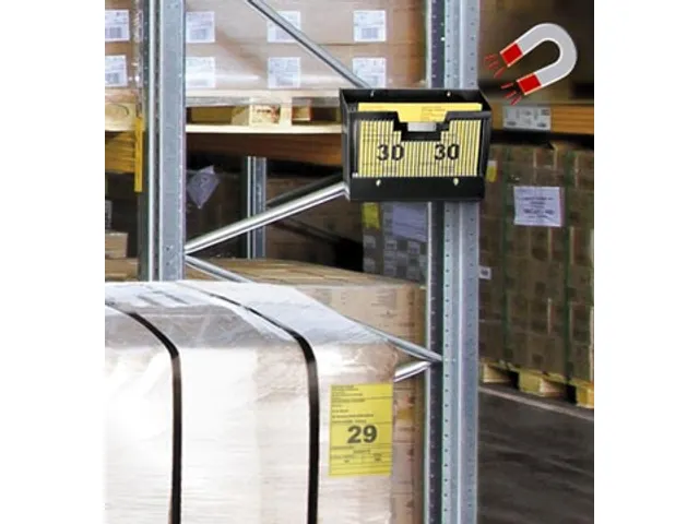 First wandfolderhouder magnetisch zwart A4