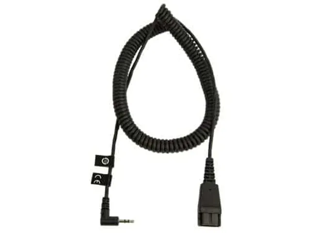Jabra QD naar 2,5mm Jack QD Aansluitkabel geschikt voor Panasonic