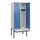 locker met bank,HxBxD 1950x800x815mm,2vak,vak B 400mm,draaigrendel