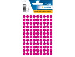 HERMA 1836 Multipurpose etiketten Rond 8mm Roze 540 stuks